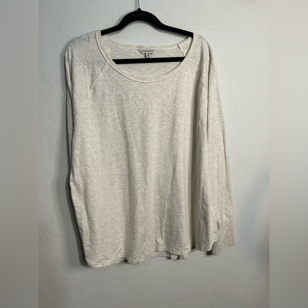 Frye and co heritage cotton long sleeve tee shirt